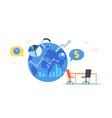 global investment opportunity business concept vector image