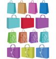 shopping bags vector image
