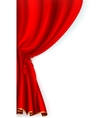 Red Curtain Royalty Free Vector Image - VectorStock