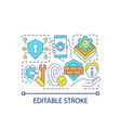 improve smartphone security concept icon vector image vector image