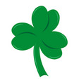 three-leafed clover on st patrick s day vector image
