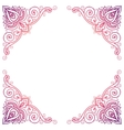 indian floral ornament vector image vector image