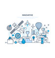 innovation creative thinking and process vector image