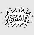 hand drawn comic speech bubbles with emotion vector image vector image