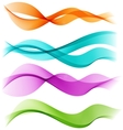 abstract colorful transparent wave vector image