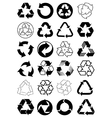 recycle symbols vector image