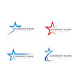 star logo template vector image