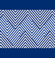 abstract blue striped line serrated pattern vector image vector image