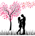 couple tree vector image