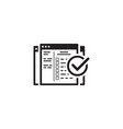 setup campaign icon flat design vector image