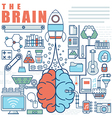 infographics elements concept of big idea vector image vector image