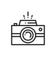 camera line icon photography logo digital vector image