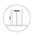 elevator icon vector image