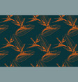 floral pattern seamless background foliage vector image vector image