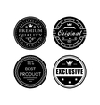 retro badges vector image vector image