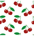 cherry seamless texture vector image