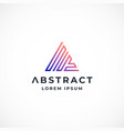 abstract sign emblem or logo template vector image