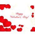 happy valentines day card vector image