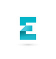 letter e logo icon design template elements vector image