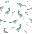 beautiful christmas seamless repeated pattern vector image vector image