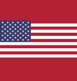 usa flag isolate banner print vector image