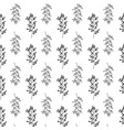 simple seamless leaf patterns for black and white vector image vector image
