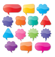 paper speech bubbles vector image