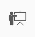 training icon vector image