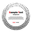 circle dotted tire track vector image
