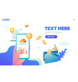 concept worldwide money transfer vector image