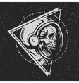 dead astronaut in spacesuit vector image vector image