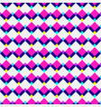 abstract geometric pattern neon colors vector image vector image