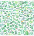 heron at wetland seamless pattern vector image vector image