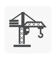 tower crane icon vector image
