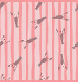 random seamless marine pattern with pastel purple vector image vector image