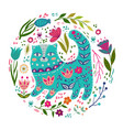 folk set colorful vector image