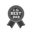 isolated happy fathers day quotes on the white vector image vector image