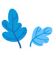 decorative leaves flowers depicts light drawing vector image