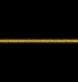 golden sparkles seamless yellow stardust a line vector image vector image