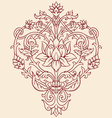 orange lotus flower vector image vector image
