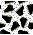 black grand piano seamless pattern vector image