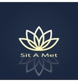 lotus symbol vector image