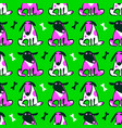 dogs and bones vector image