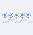 biohacking techniques infographic template vector image vector image