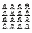 people icons vector image