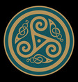 viking celtic design vintage ancient celtic vector image vector image