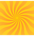 yellow orange rays poster wavy vector image