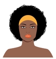 portrait of beauty african women vector image vector image