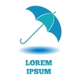 business abstract flat logo umbrella vector image