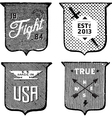 vintage stamps and labels vector image vector image